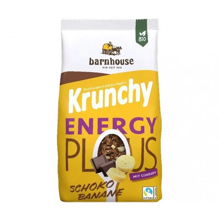 Muesli Krunchy Energy Plus Choco Banana Bio