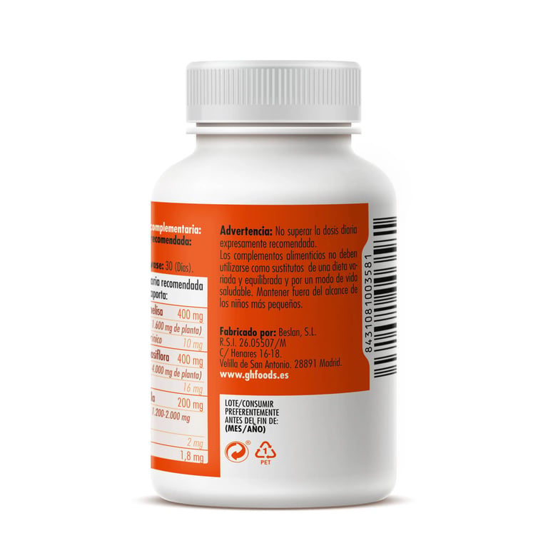 Mélatonine Mélisse + Passiflore + Tilleul 650 mg - imagen 3 de 5