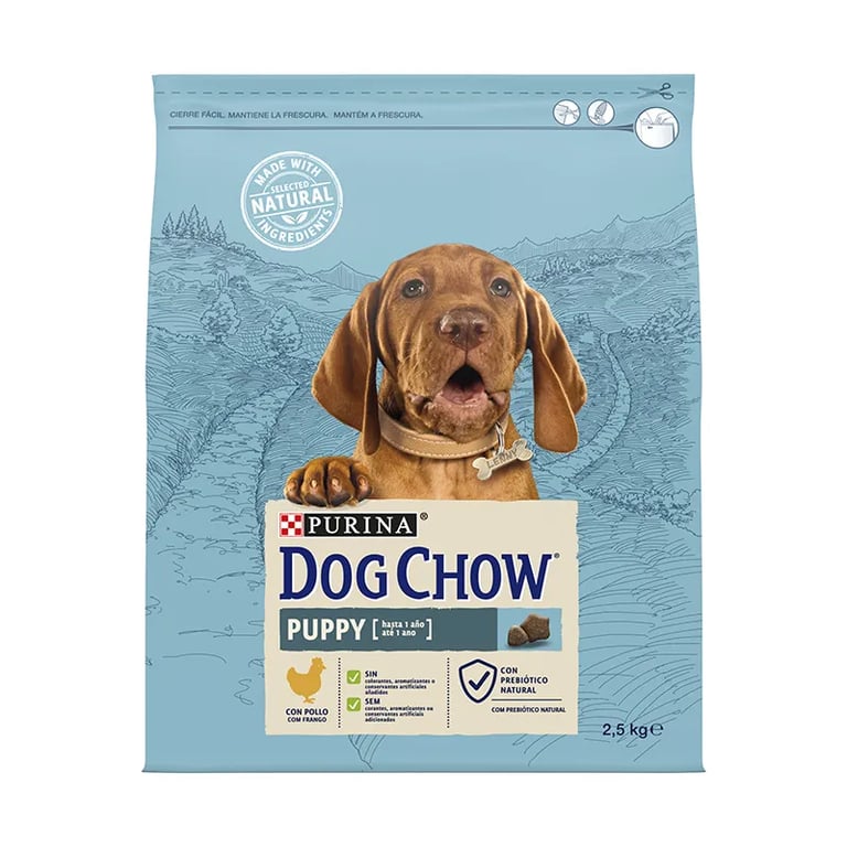 Dog Chow Puppy Pienso Para Cachorro Con Pollo 2,5 Kg