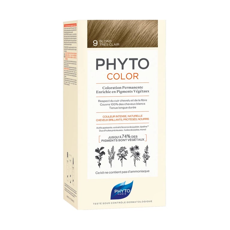 PHYTOCOLOR PERMANENTE KLEURING Nº 9 ZEER LICHT BLAOND