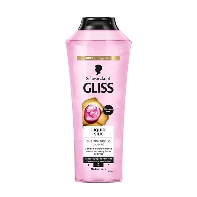 Gliss Liquid Silk Champô Brilho