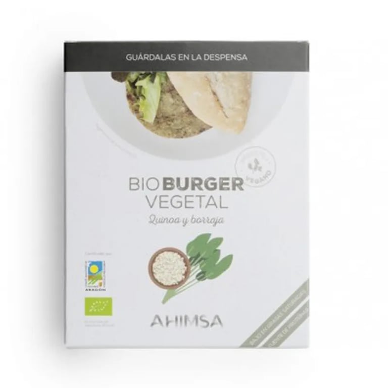 BURGER VEGETAL QUINOA Y BORRAJA BIO