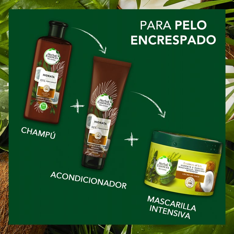 Bio Après-Shampooing Hydrate Lait De Coco 275 ml de Herbal Essences