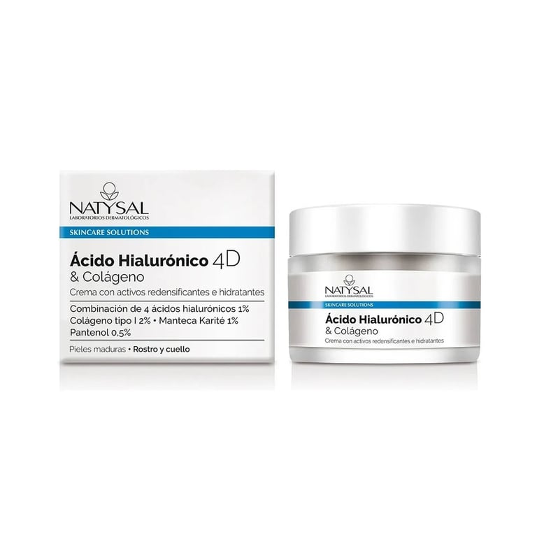 Crème à l'acide hyaluronique et au collagène 4D