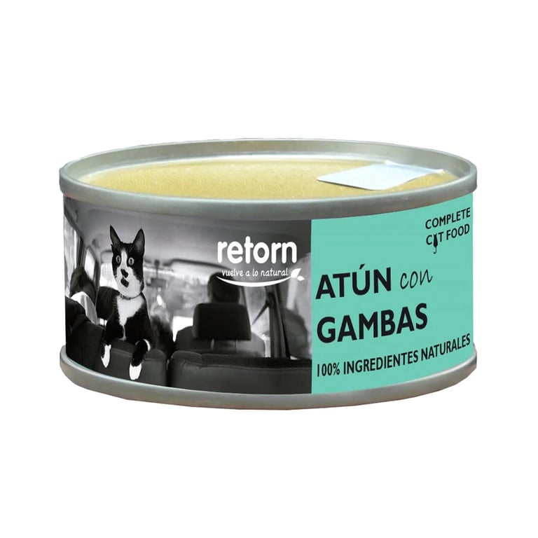 Comida Húmeda Para Gatos De Atún Con Gambas