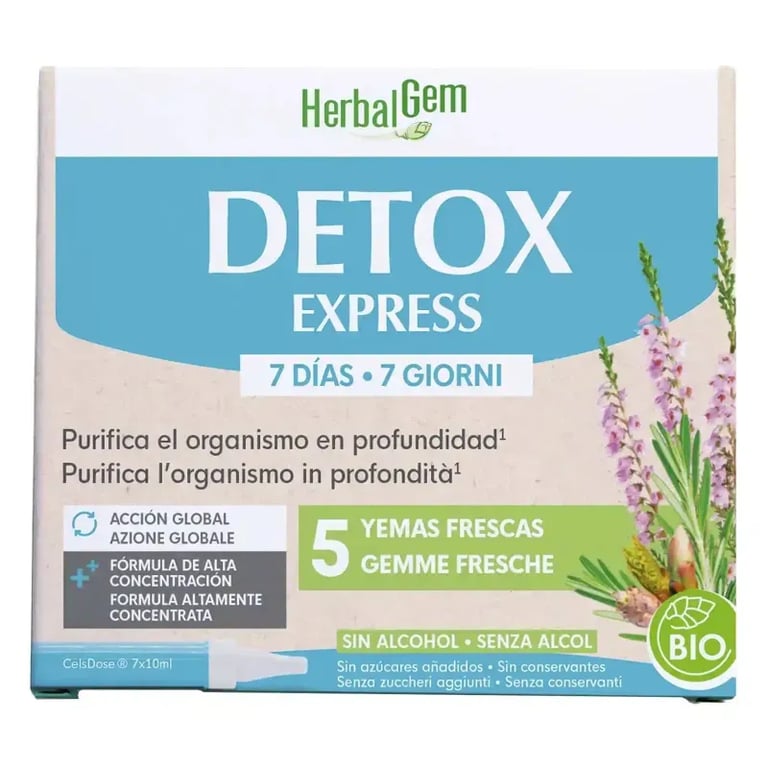 Yemocomplejos Detox Express Monodosis Bio
