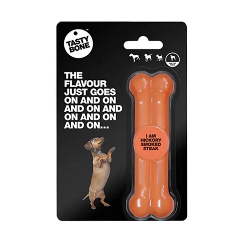Nylonknochen Geschmack Geräucherter Steak Nüsse Toy Puppy