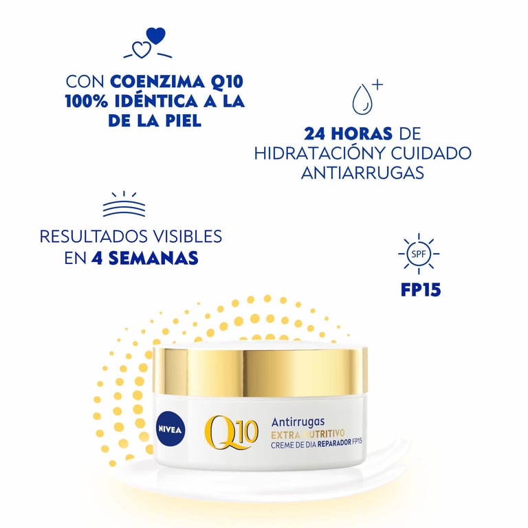 Q10+ Power Anti-Falten+Extra Nährstoffreich LSF15 50 ml von Nivea
