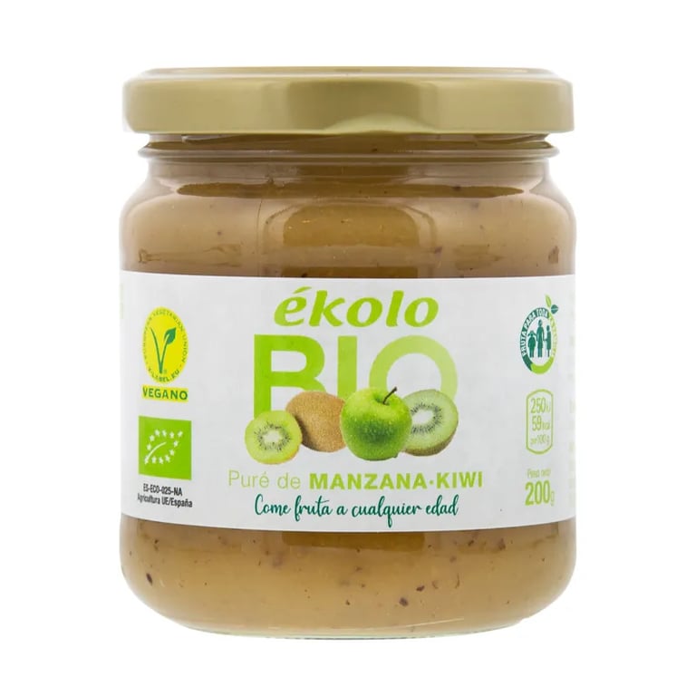 Puree De Manzana Kiwi Bio