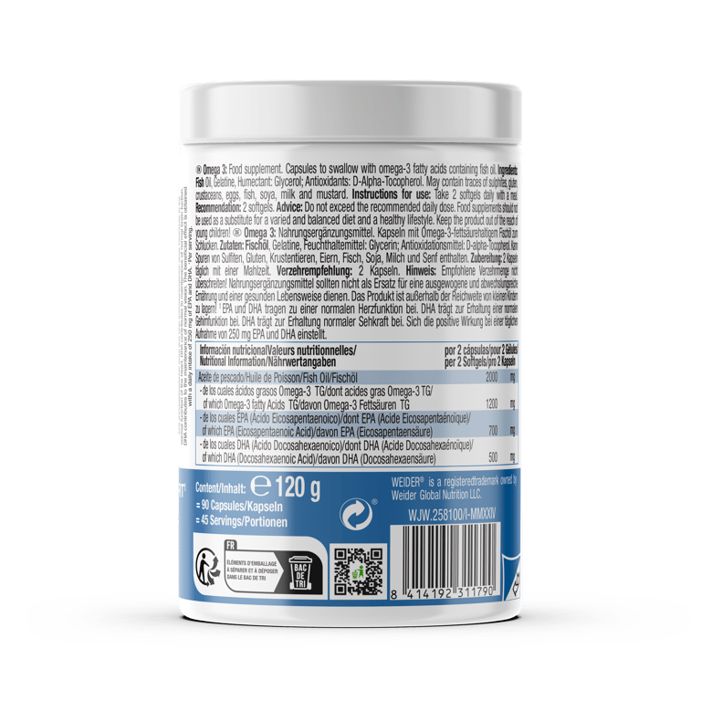 OMEGA 3 90 Perlas de Weider