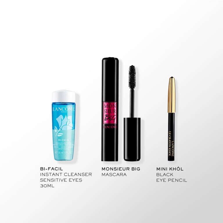 Monsieur Big Mascara + Detergente 30 ml + Eyeliner - imagen 2 de 5