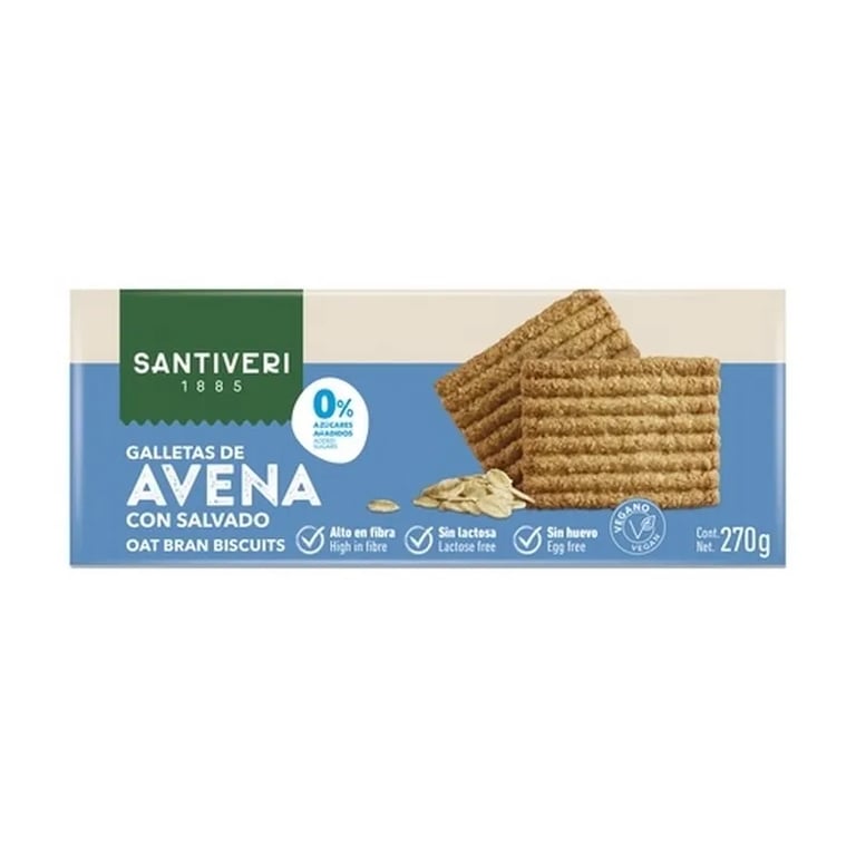 Galletas De Avena Con Salvado