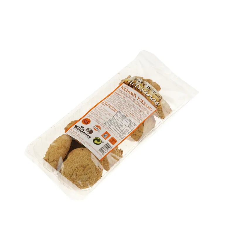 Biscuits Artisanaux à l'Orange et au Sésame