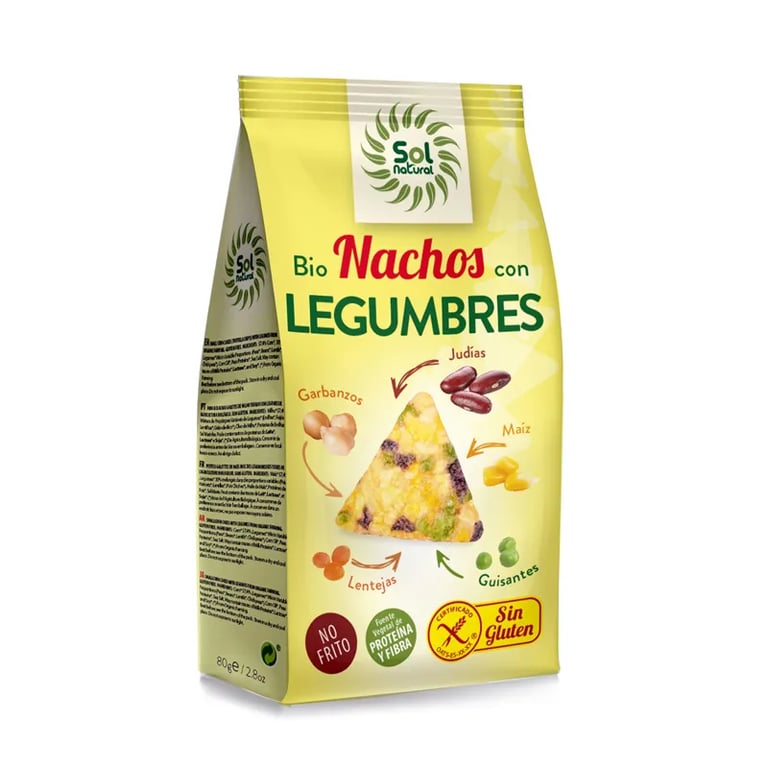 Nachos Bio Aux Légumes Secs Sans Gluten