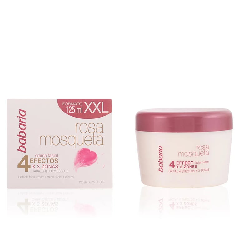 Rosa Mosqueta Crema Facial 4 Efectos