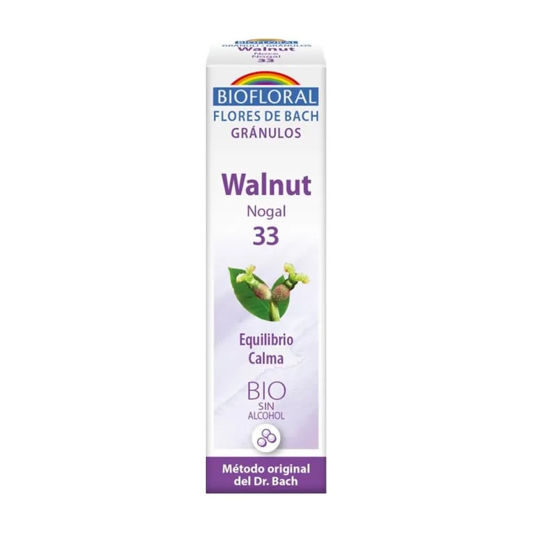 Olio Fiori di Bach Noce Bianco Equilibrio Calma 33 Bio