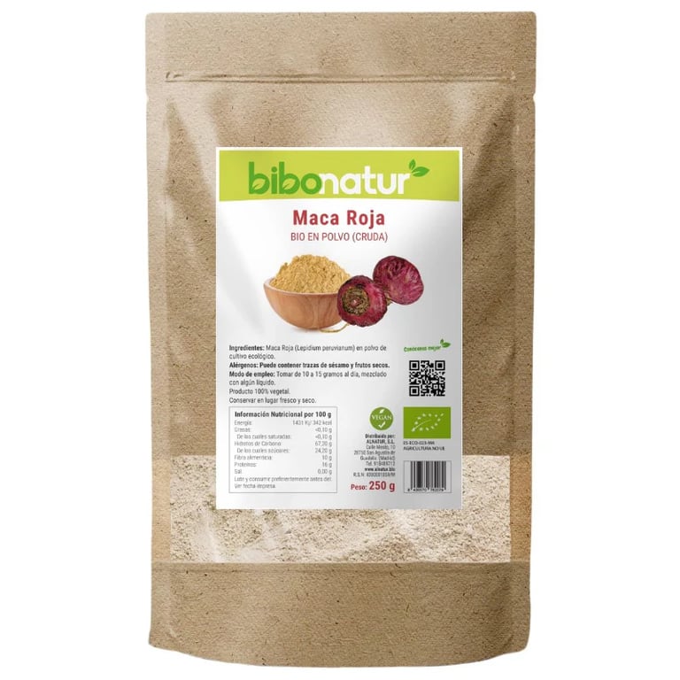 Maca Roja en Polvo Ecológico