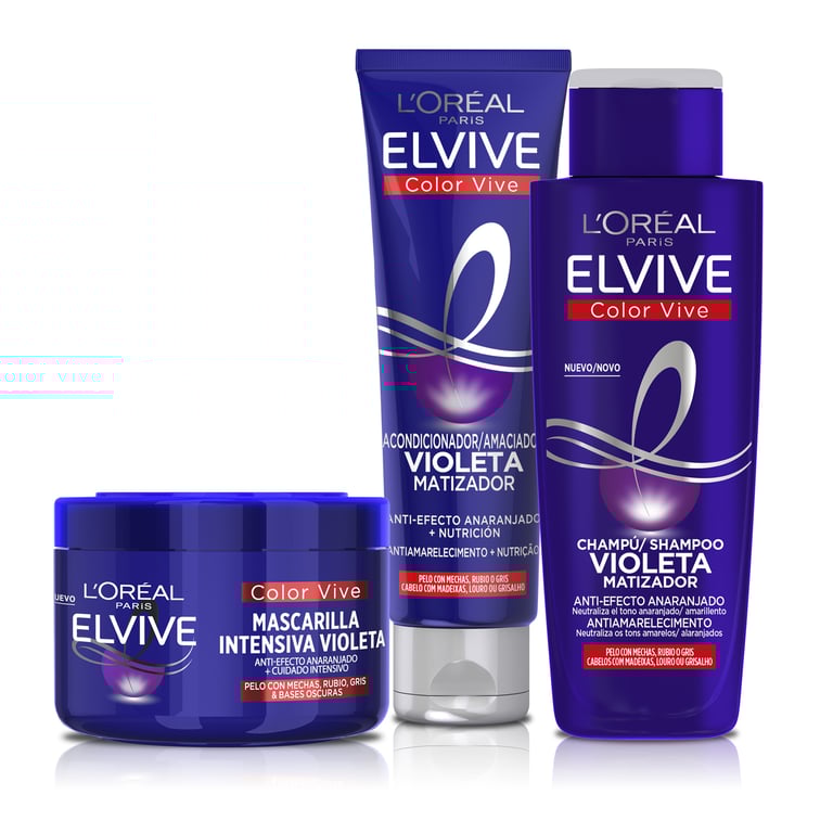 Elseve Color-Vive Violet Masque Intensif 250 ml de Elvive