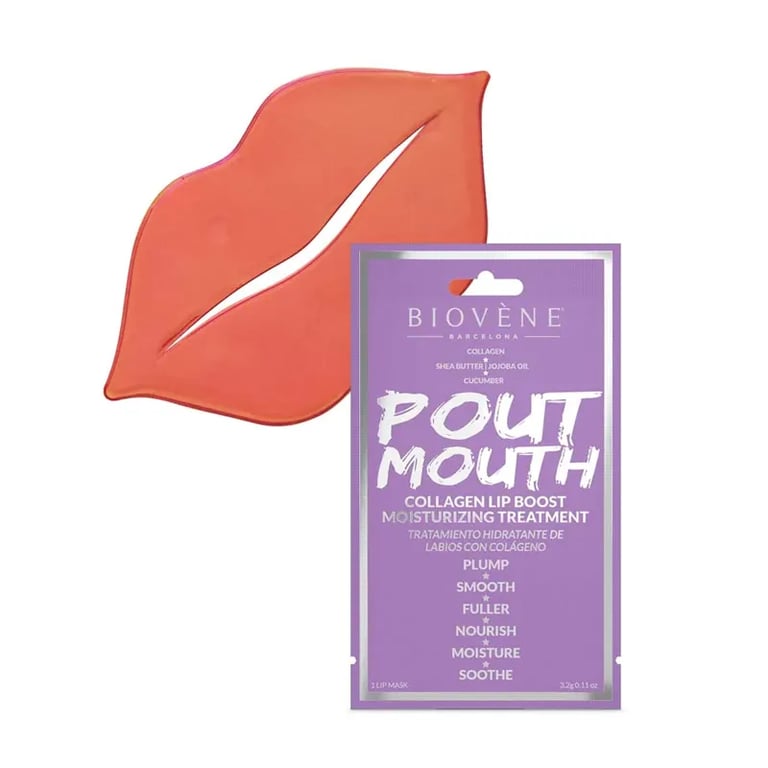 Pout Mouth Mascarilla Hidratante De Labios Con Colágeno