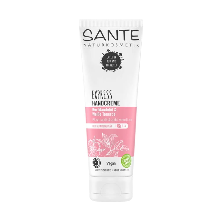 Crema De Manos Expres Sensibles Almendras Bio Y Arcilla Blanca