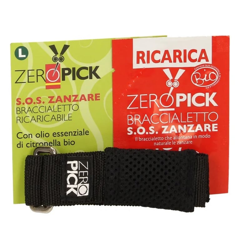Bracciale Antizanzare Taglia L Nera