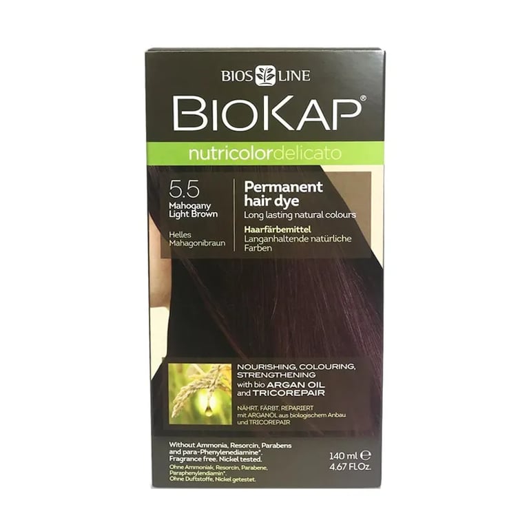Nutricolordelicato Tinte Castaño Claro Caoba Bio 5.5