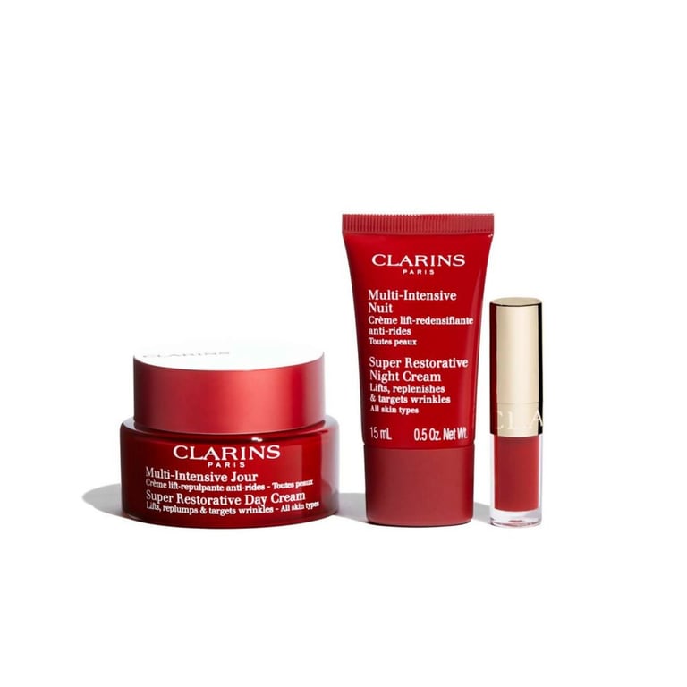 Multi-Intensive Jour 50 ml + Multi-Intensive Nuit + Lip Oil Pack von Clarins