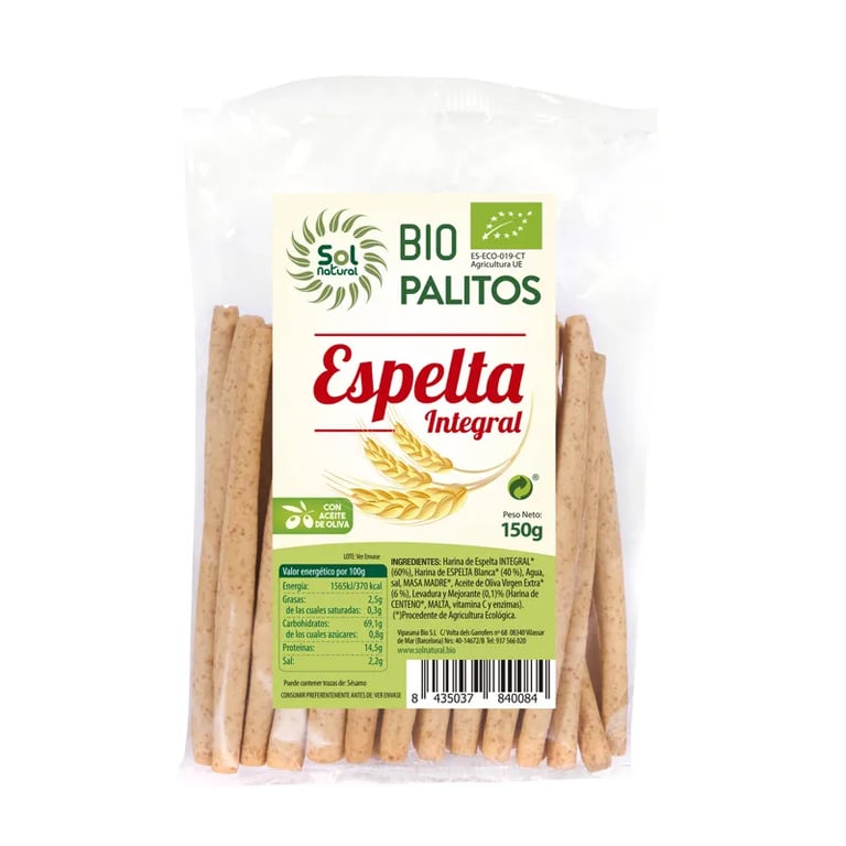Bâtonnets À L’Épeautre Complet Bio