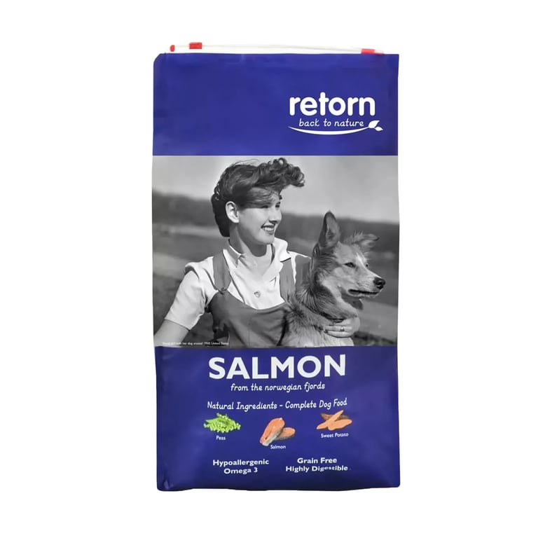 Pensez à la Nourriture Naturelle pour Chiens au Saumon Small Bite