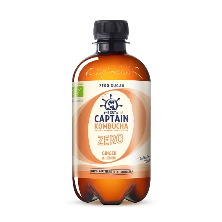 Té Kombucha Bio-Zero Ginger Lemon