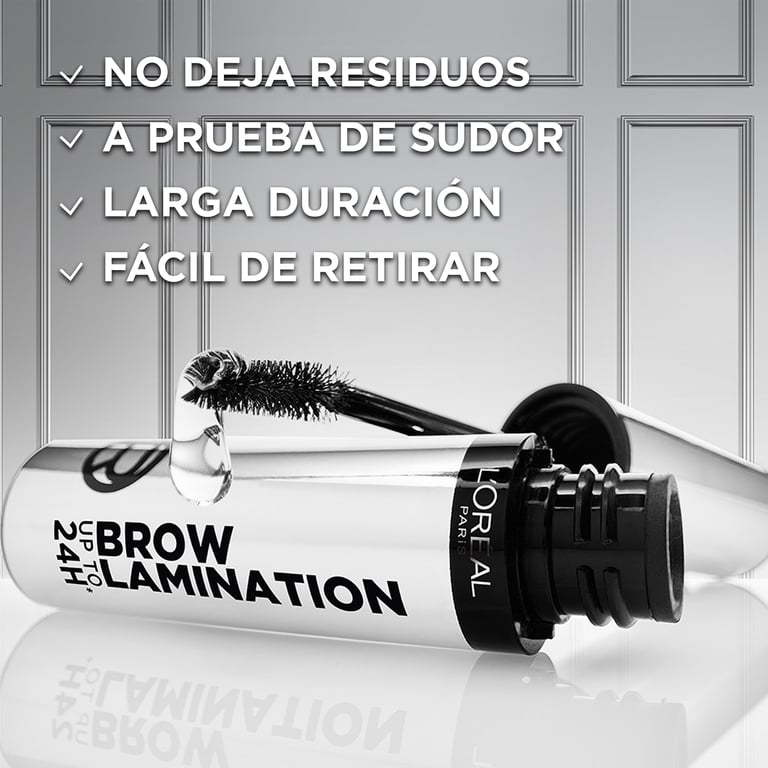 Gel de Laminação de Sobrancelhas Transparente Fixador de Sobrancelhas da L'Oreal Paris