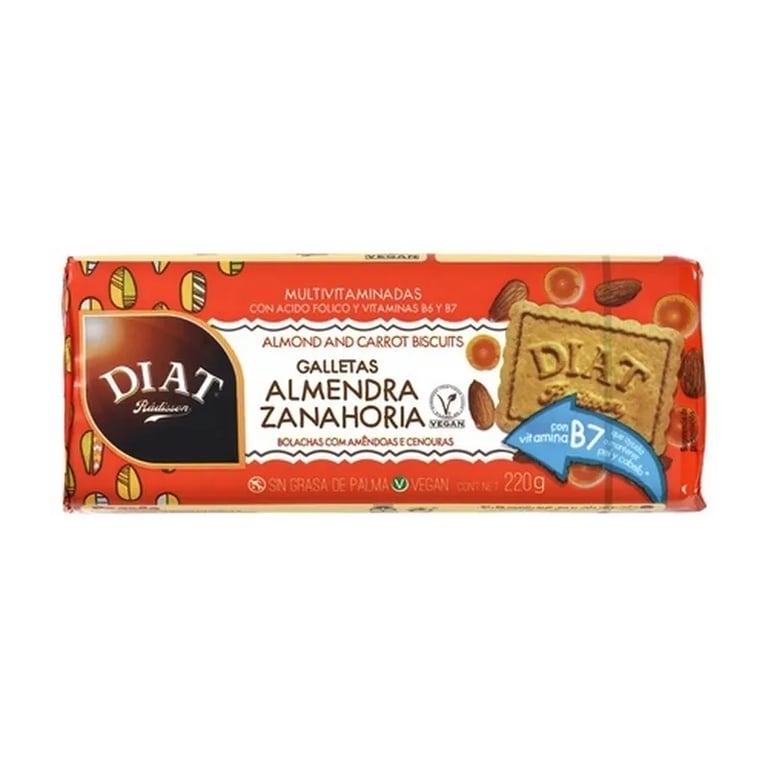 Galletas Con Almendras y Zanahoria