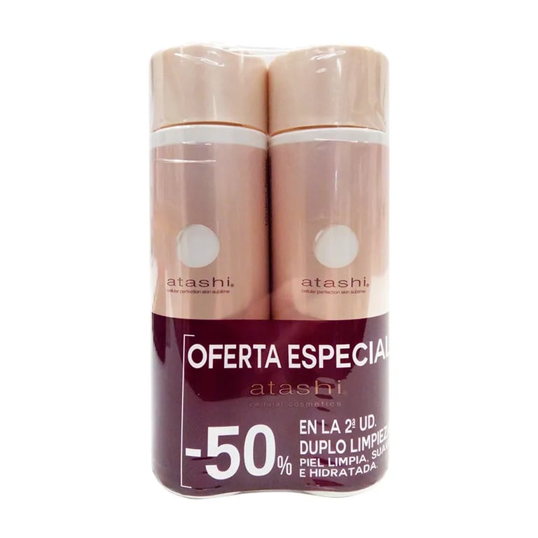 PACK DUPLO LIMPIADOR MICELAR 2ª UD 50% DTO