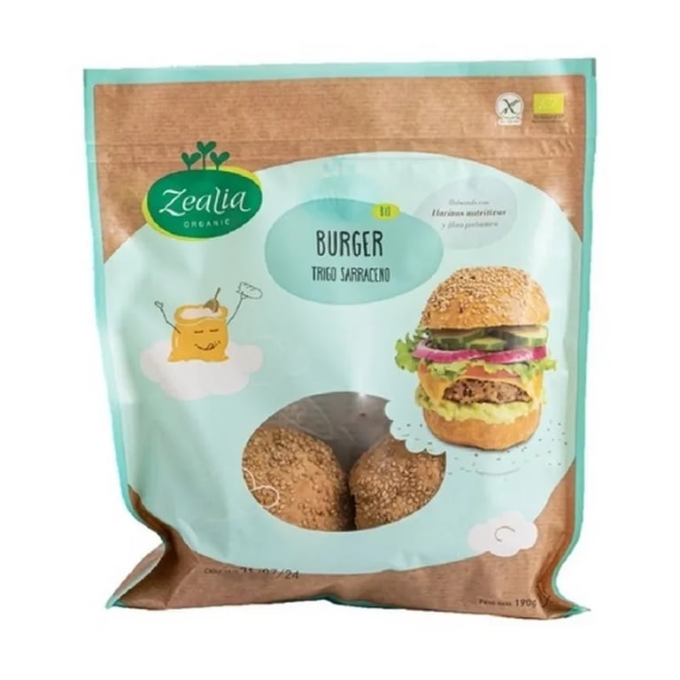 Pan De Hamburguesa Sin Gluten Eco Vegan
