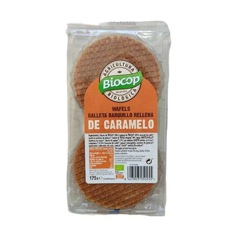 Wafer Biscotto Ripieno di Caramello