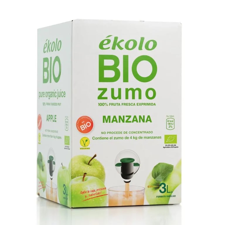 Bag In Box Zumo De Manzana Bio