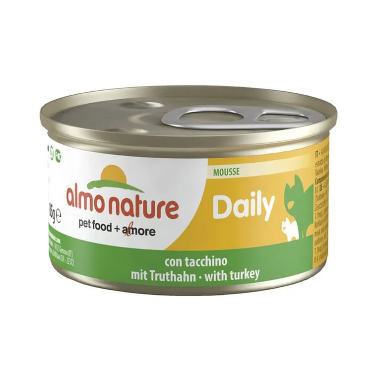 Cat Daily Menu Mousse Tacchino