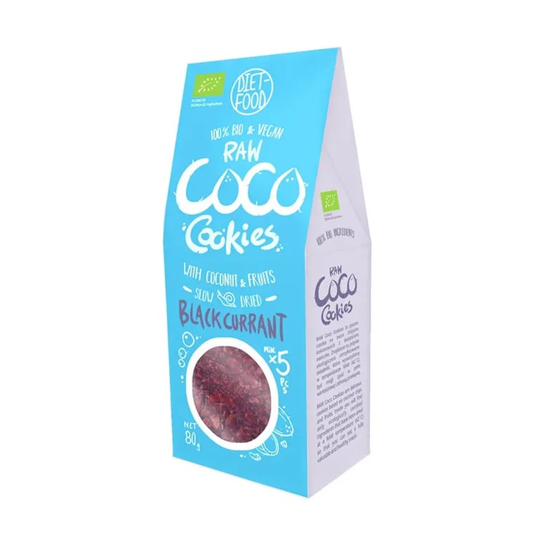 Galletas De Coco Y Grosella Raw Bio
