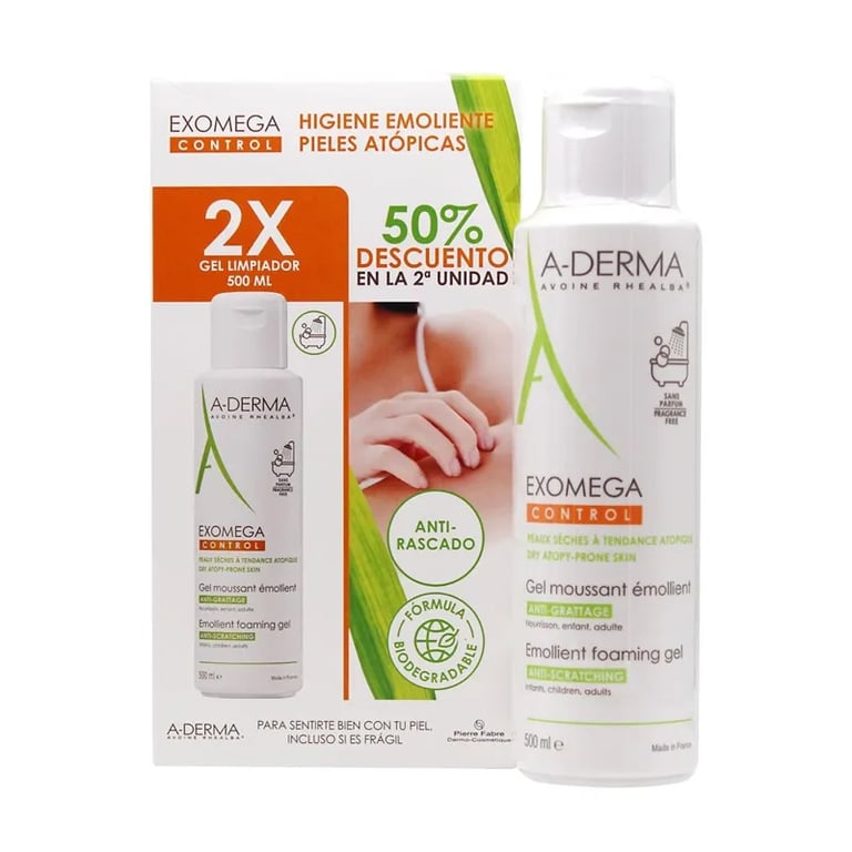 Exomega Control Gel Detergente Emolliente