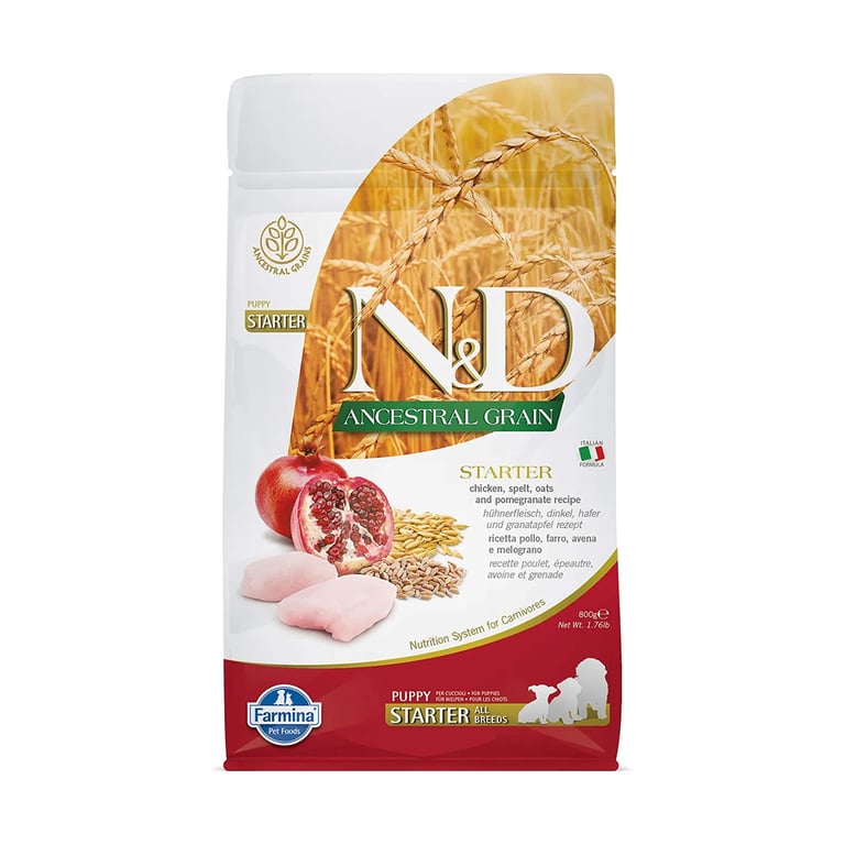 Puppy Ancestral ND Starter Huhn Dinkel & Granatapfel Welpenfutter