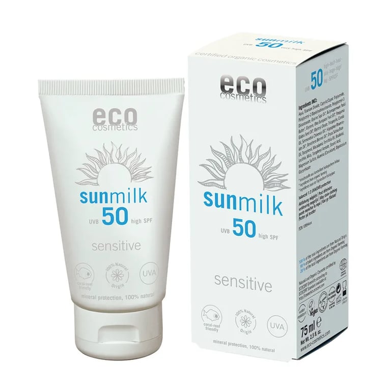 LECHE SOLAR SENSITIVE ECO SPF50