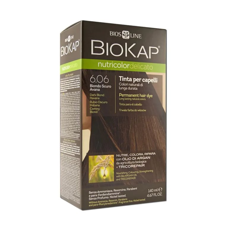 Nutricolordelicato Tinte Rubio Oscuro Habana Bio 6.06