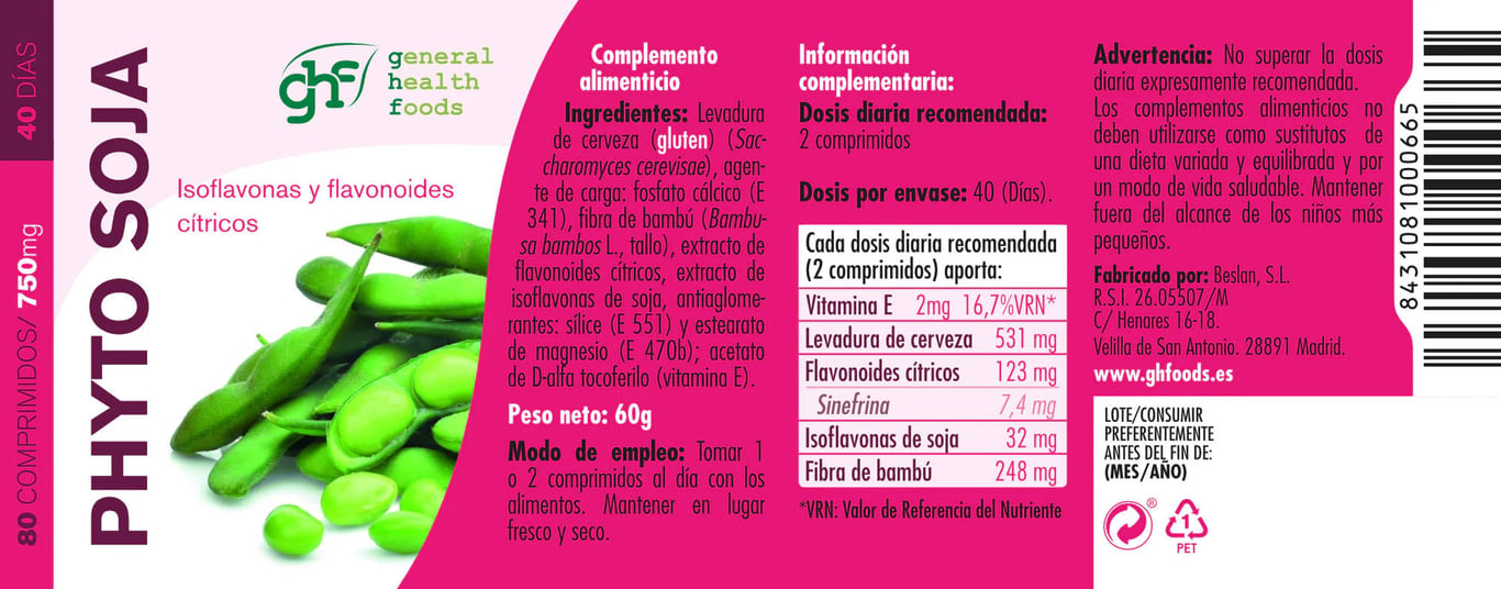 Phyto Soja 750mg - imagen 4 de 8