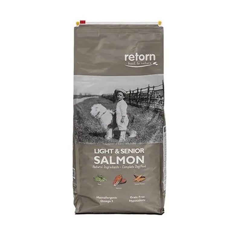 Pienso Natural Para Perros Light Senior De Salmón