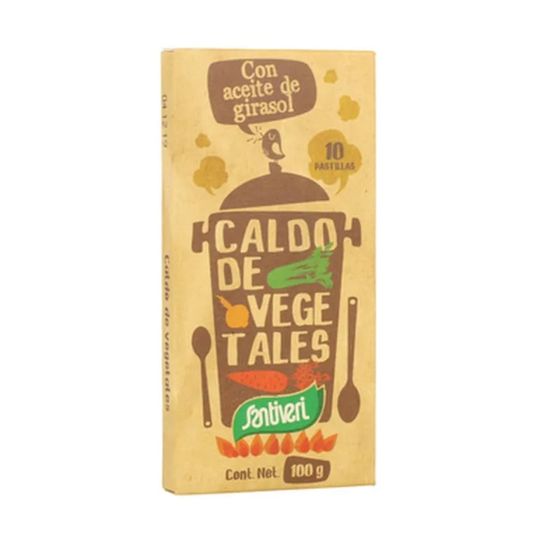 CALDO VEGETAL CON ACEITE DE GIRASOL