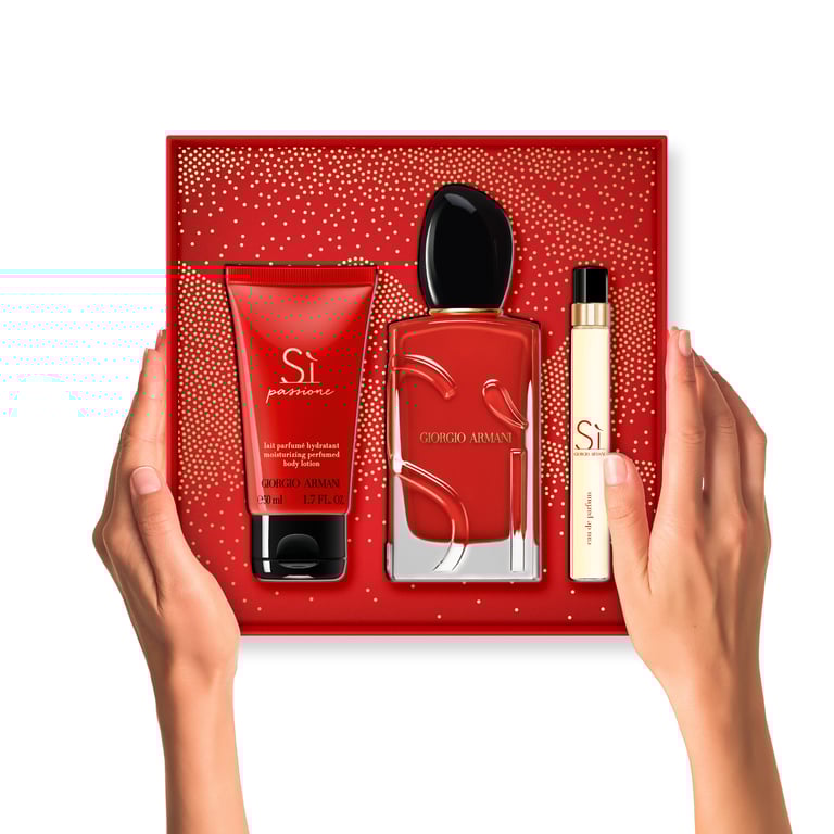 Sì Passione EDP 100 ml + EDP Mini 10 ml + Body Lotion 50 ml Pack von Armani