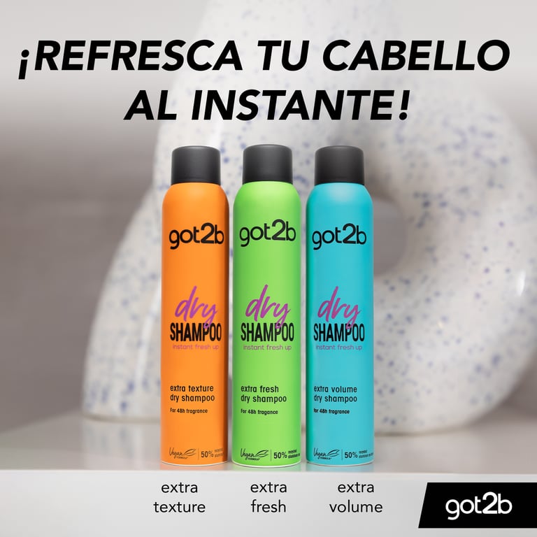 Shampooing Sec Extra Fresh Spray 200 ml de Got2b - imagen 7 de 8