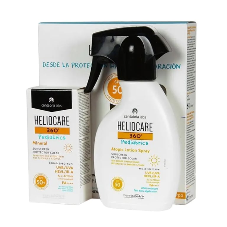 Heliocare 360 Pediatrics Mineral 50 ml + Lotion Spray 250 ml