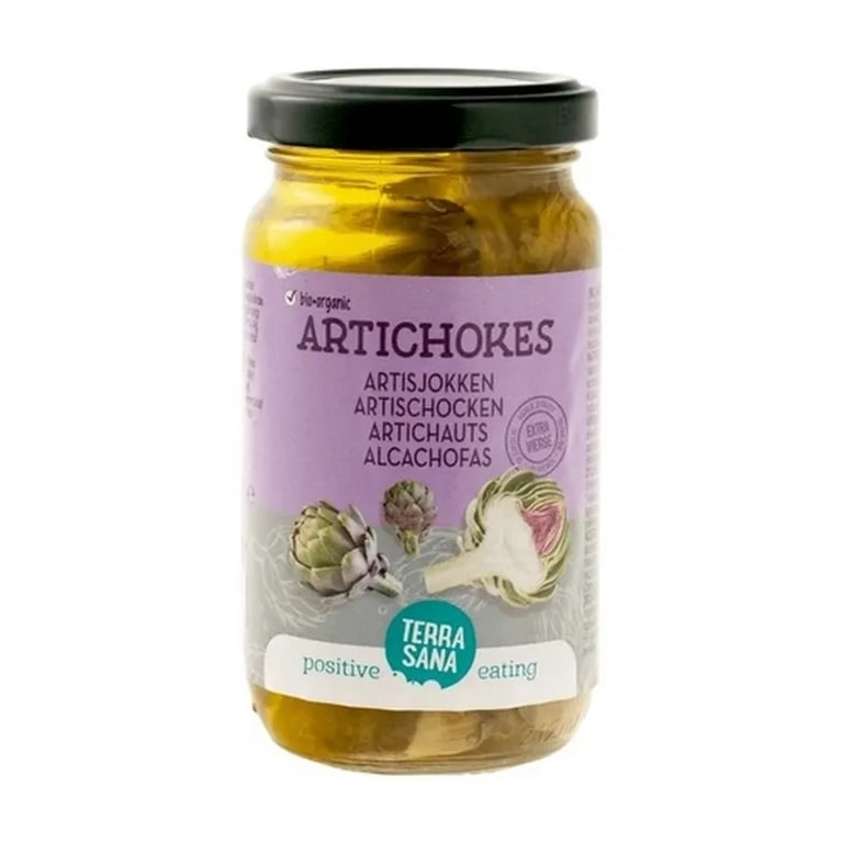 Artichauts Dans De L'Huile D'Olive Vierge Extra Bio