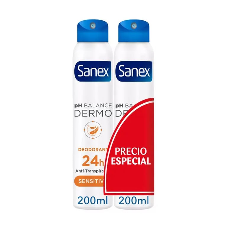 Déodorant Dermo Sensitive 24H Antitranspirant Duplo